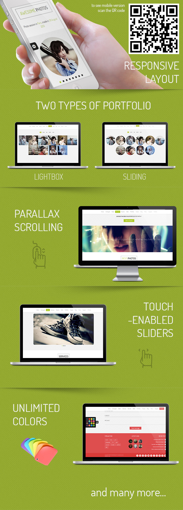 Jerro - Responsive One Page Round Template - 6